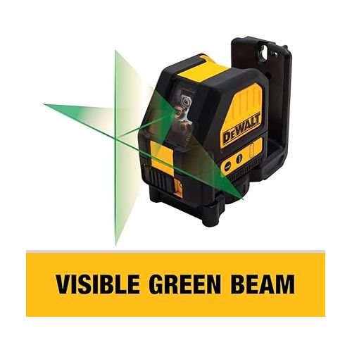  DEWALT 12V MAX Laser Level, Cross Line Laser, Green (DW088LG)