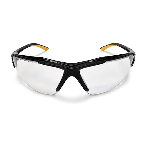  DEWALT Spector In-Viz Bifocal Safety Glass - Black/Yellow Frame - Clear Lens