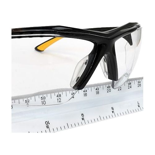  DEWALT Spector In-Viz Bifocal Safety Glass - Black/Yellow Frame - Clear Lens