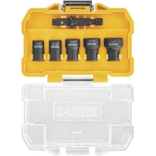  DEWALT Nut Driver Set, Detachable, 5-Piece (DWADND5)