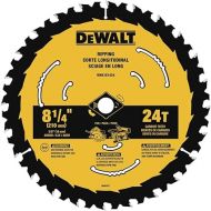 DEWALT Circular Saw Blade, 8 1/4 Inch, 24 Tooth, Framing & Ripping (DWA181424)