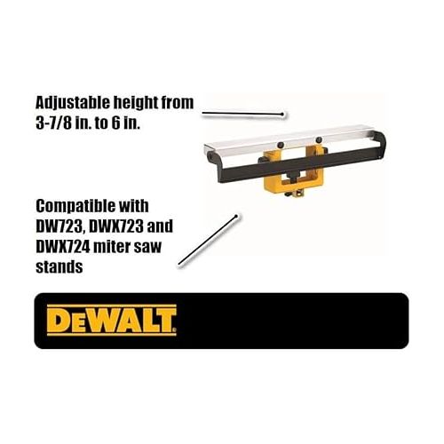  DEWALT Miter Saw Stand Material Support/Stop (DW7029) , Yellow