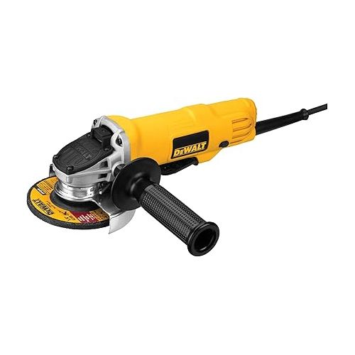  DEWALT Angle Grinder Tool, 4-1/2-Inch, Paddle Switch, 7-Amp (DWE4012), Small, Multi