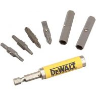 DEWALT Bit Set with 6-in-1 Flip and Switch Driver System, 7-Piece (DW2336) , Yellow