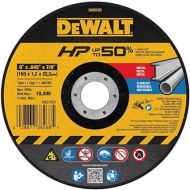 DEWALT Cutting Wheel 6 in. x .040 in. x 7/8 in., Abrasive Blade, A60 Medium Grit (DW8725)