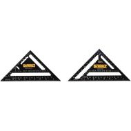 Dewalt DWHT03132 7in. and 12in. Premium Rafter Square Combo Pack, Black