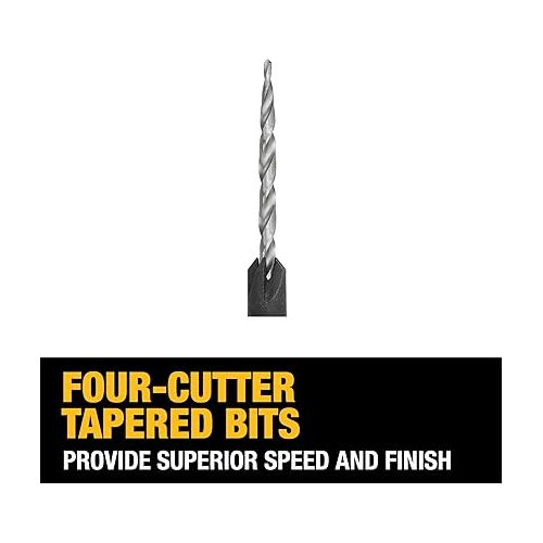  DEWALT Countersink Drill Bit Set #6, #8, #10, 3-Piece (DW2535)