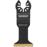 DEWALT Oscillating Tool Blade for Wood with Nails, Wide, Titanium Nitride Coated (DWA4204), Black