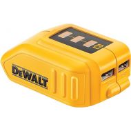 DEWALT 12V/20V MAX USB Charger with 2 Ports and State of Charge Indicator(DCB090)