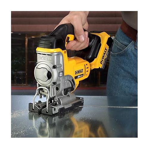  DEWALT 20V MAX Jig Saw, Tool Only (DCS331B) , Black