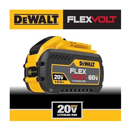  DEWALT FLEXVOLT 20V/60V MAX* Battery, 12.0-Ah (DCB612)