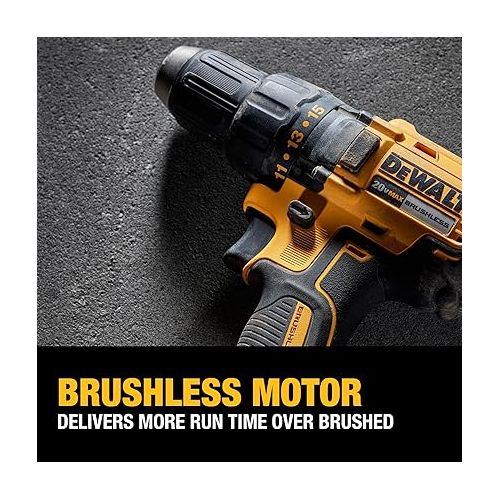  DEWALT 20V MAX Cordless Drill Driver, 1/2 Inch, 2 Speed, XR 2.0 Ah Battery and Charger Included (DCD777D1)