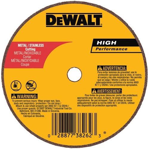  DEWALT DW8716 A36T Wheel, 4-Inch X 1/16-Inch X 3/8-Inch