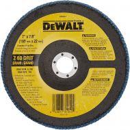 DEWALT DW8323 7-Inch by 7/8-Inch 60 Grit Zirconia Angle Grinder Flap Disc