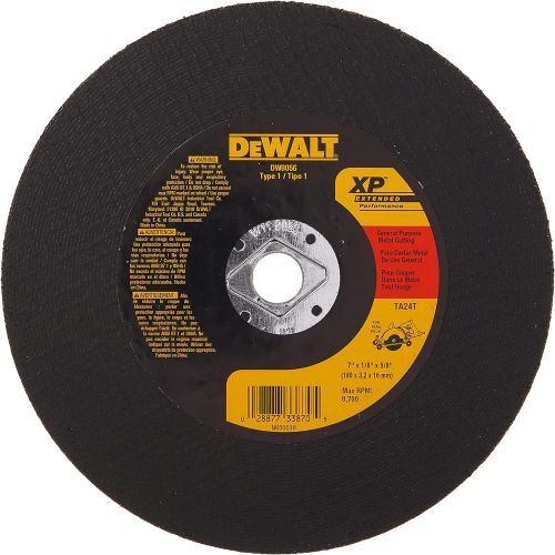  DEWALT DW8056 7-Inch Extended Performance Metal Abrasive Saw Blades