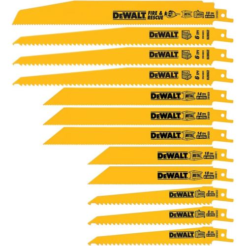  DEWALT DWA41712 12-Inch 10TPI 2X Reciprocating Saw Blade (5-Pack)