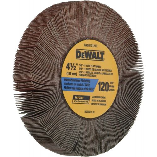  DEWALT DAGH1G0610 4-1/2 by 1-3/26 by 5/8-11 60g Flap Wheel