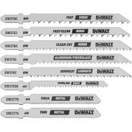 DEWALT Jigsaw Blades Set, T-Shank, 8-Piece (DW3791)