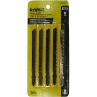 DEWALT DW3755H 4-Inch 8 TPI Aluminum/Fiberglass Cut HCS T-Shank Jig Saw Blade (5-Pack)