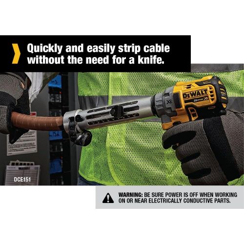  DEWALT 20V MAX XR Cable Stripper, Cordless, Tool Only (DCE151B)