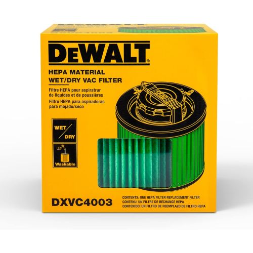  DeWalt DXVC4003 Hepa Cartridge Filter- 4 gallon