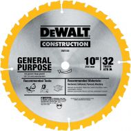 DEWALT DW3103 Series 20 10-Inch 32 Tooth ATB Thin Kerf General Purpose Saw Blade with 5/8-Inch Arbor