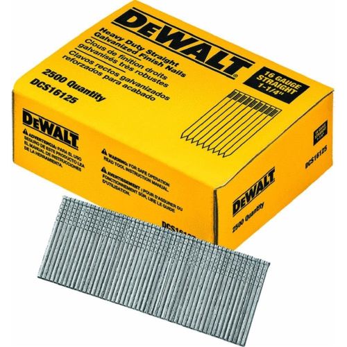  DEWALT Finish Nails, 1-1/4-Inch, 16GA, 2000-Pack (DCS16125)