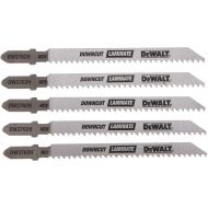 DEWALT DW3762H 4-Inch 10TPI Laminate Down Cutting HSC T-Shank Jig Saw Blade (5-Pack)