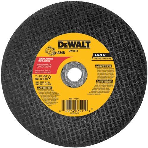  DEWALT 7-Inch Metal Cutting Blade, 5-Pack (DW3511B5)