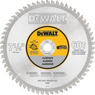 DEWALT DWA7758 60 Teeth Aluminum Cutting 5/8-Inch Arbor, 7-1/4-Inch