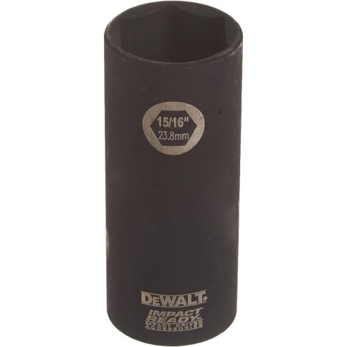  DEWALT DW22932 15/16-Inch IMPACT READY Deep Socket for 1/2-Inch Drive