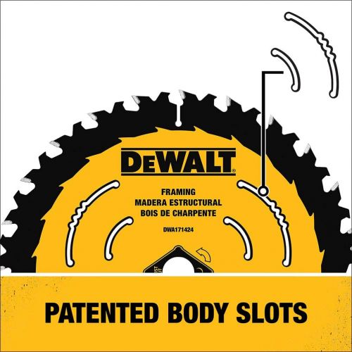  DEWALT DWA1714243 7-1/4-Inch 24-Tooth Circular Saw Blade, 3-Pack