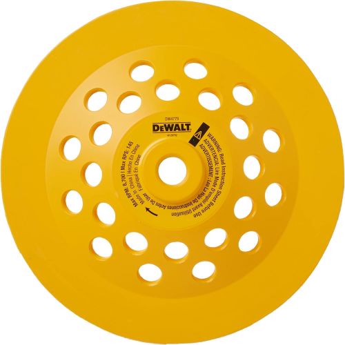  DEWALT Grinding Wheel, Double Row, Diamond Cup, 7-Inch (DW4775)