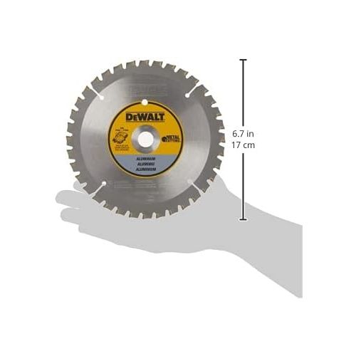  DEWALT 6-1/2-Inch Circular Saw Blade, Aluminum Cutting, 5/8-Inch Arbor, 36-Tooth (DW9152)