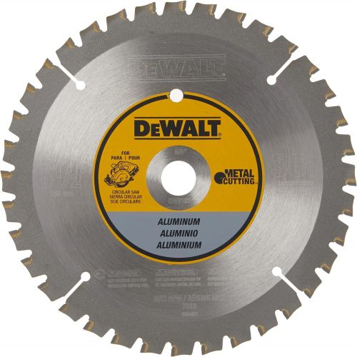  DEWALT 6-1/2-Inch Circular Saw Blade, Aluminum Cutting, 5/8-Inch Arbor, 36-Tooth (DW9152)