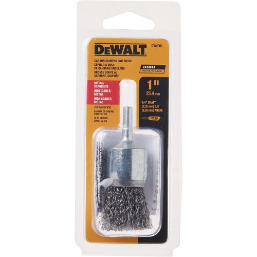  DEWALT Wire Brush, Crimped, 1-Inch (DW4901)