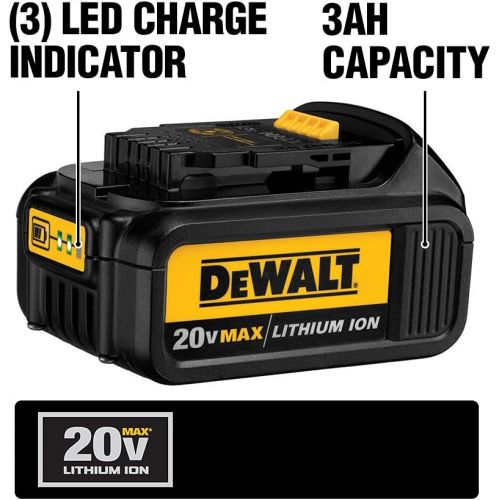  DEWALT 20V MAX Impact Driver Kit with 1 Battery, 1/4-Inch (DCF885L1)