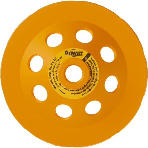  DEWALT Concrete Grinding Wheel, Double Row, Diamond Cup, 5-Inch (DW4777)