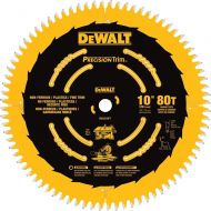 DEWALT 10-Inch Miter / Table Saw Blade, Fine Crosscutting, 80-Tooth (DW3219PT)