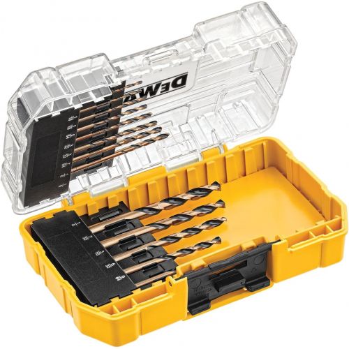  DEWALT Black Oxide Drill Bit Set with Pilot Point, 13-Piece (DW1163)