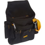 Custom Leathercraft DEWALT DG5103 Small Durable Maintenance and Electricians Pouch with Pockets for Tools, Flashlight, Keys