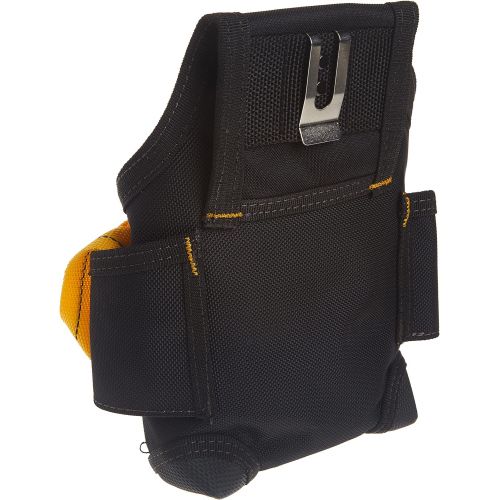 Custom Leathercraft DEWALT DG5103 Small Durable Maintenance and Electricians Pouch with Pockets for Tools, Flashlight, Keys