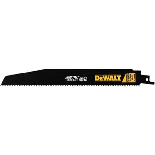  DEWALT DWA4179 9-Inch 10TPI 2X Reciprocating Saw Blade (5-Pack)