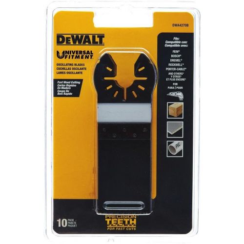  DEWALT DWA4270B Precision Tooth Blade (10 Pack), 1-1/4