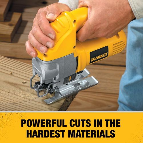  DEWALT Jig Saw, Top Handle, 5.5-Amp (DW317K)