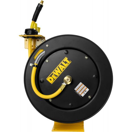  DeWalt DXCM024-0374 Single Arm Hose Reel with 3/8” x 50’ Rubber Hose