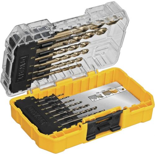  DEWALT Cobalt Drill Bit Set with Pilot Point, 14-Piece (DWA1240)