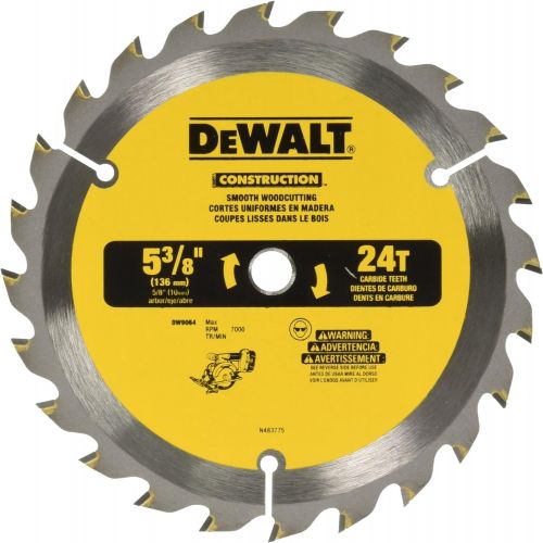  DEWALT DW9054 5-3/8-Inch 24 Tooth ATB General Purpose Saw Blade