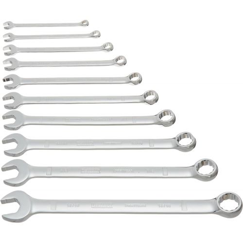  DEWALT Combination Wrench Set, SAE/MM, 10 Piece (DWMT72167)