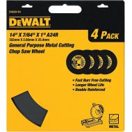 DEWALT Cutting Wheel for Chop Saw, Metal Cutting, 14-Inch (DW8001B4)